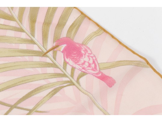 Salvatore Ferragamo And Ralph Lauren Silk And Cotton Scarves