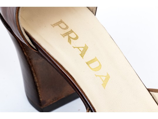 Vintage Prada D'orsay Pumps, Size 38