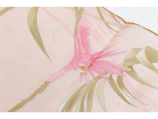 Salvatore Ferragamo And Ralph Lauren Silk And Cotton Scarves