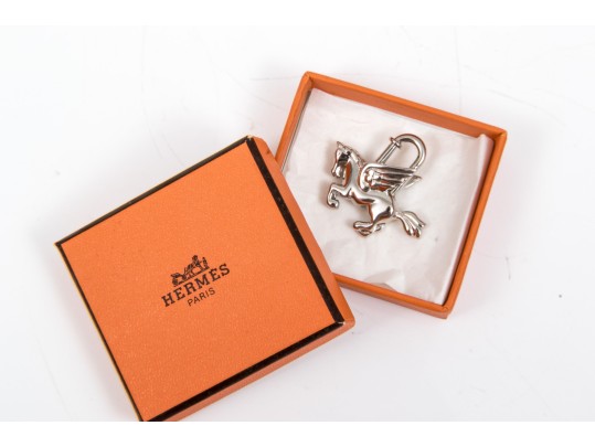 Vintage Hermes Pegasus Cadena Lock Bag Charm