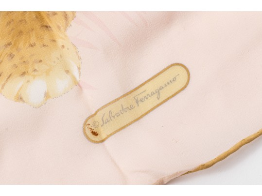 Salvatore Ferragamo And Ralph Lauren Silk And Cotton Scarves