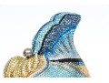 Judith Leiber Fish Form Minaudiere Clutch 