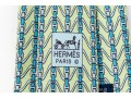 Hermes Silk Ties In Light Green And Yellow