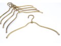 Vintage Collection Of Five Brass Hangers