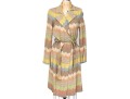 Attributed To Missoni Colorful Zig-Zag Belted Coat