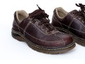 Doc Martens 11199 Brown Leather Lace-Up Loafers, Size 11