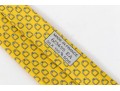 Hermes Silk Ties In Light Green And Yellow