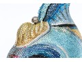 Judith Leiber Fish Form Minaudiere Clutch 