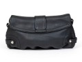 Salvatore Ferragamo Black Saffiano Leather Shoulder Bag