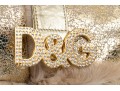 Dolce & Gabbana Golden Sheepskin And Shearling Hobo Bag