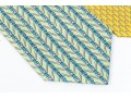 Hermes Silk Ties In Light Green And Yellow