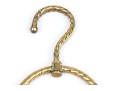 Vintage Collection Of Five Brass Hangers