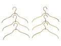 Vintage Collection Of Five Brass Hangers