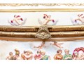 Crown Naples Capodimonte Porcelain Two Handled Box With Hinged Lid, 19th-20th C.