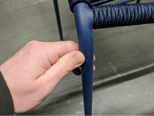 2 Zina Indigo Blue Dining Chairs