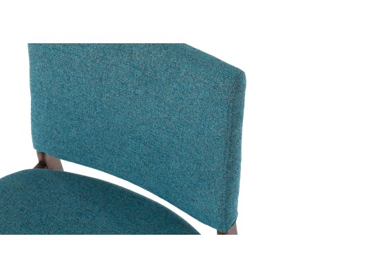 2 Nosh Andaman Blue Walnut Dining Chairs