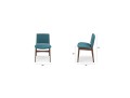 2 Nosh Andaman Blue Walnut Dining Chairs