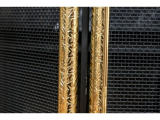 Early 20th Century Brass Fireplace Accessories