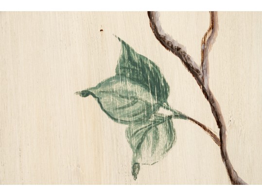 Country French Style Paint Decorated Stand