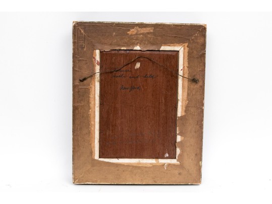 Roberto Ferrussi (Italy, 1854-1934) Oil On Panel, Madonna And Child