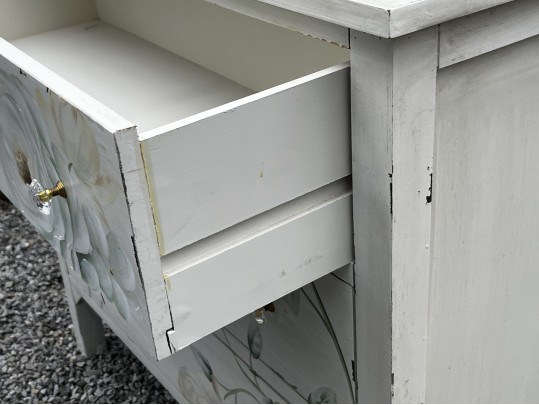 Vintage Hand-Painted Dresser, *restoration Project*