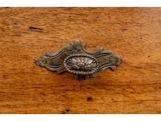 Country French Style Walnut Chest Of Drawers. 