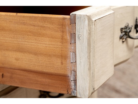 Country French Style Paint Decorated Stand