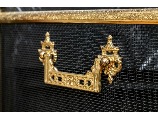 Early 20th Century Brass Fireplace Accessories