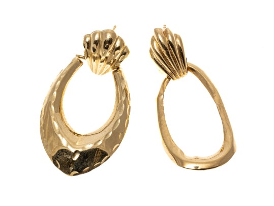 14K Pendant Earrings