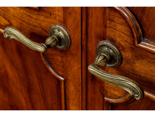 Mid 20th Century Louis XVI Style Fruitwood Wardrobe