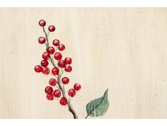 Country French Style Paint Decorated Stand