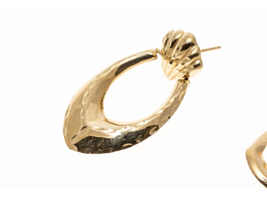 14K Pendant Earrings