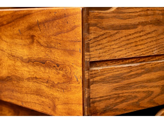 Mid 20th Century Louis XVI Style Fruitwood Wardrobe