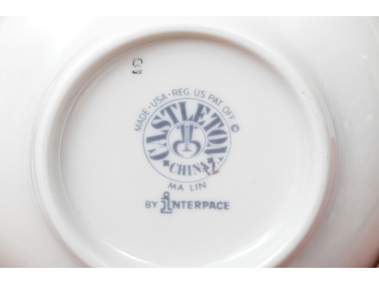 Collection Of Antique French Porcelain Plates And American China Fruit Bowls  