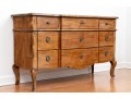 Country French Style Walnut Chest Of Drawers. 