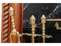 Early 20th Century Brass Fireplace Accessories