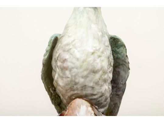 English, Crown Staffordshire Perched Woodpecker