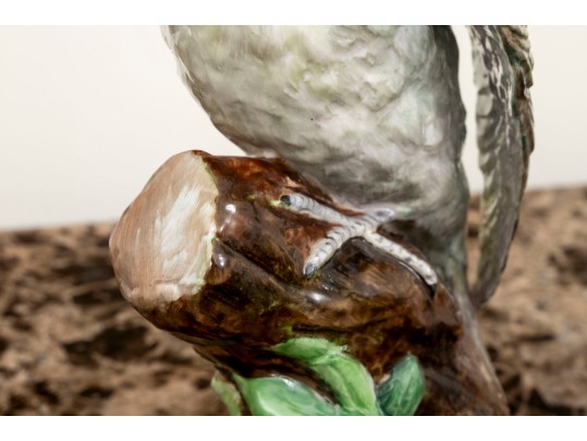 English, Crown Staffordshire Perched Woodpecker