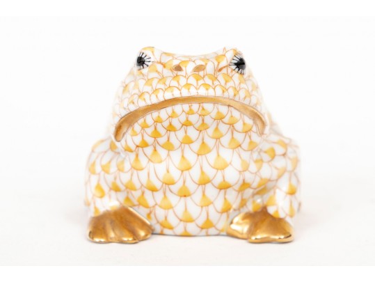 Herend, Hungarian Hand Painted Frog