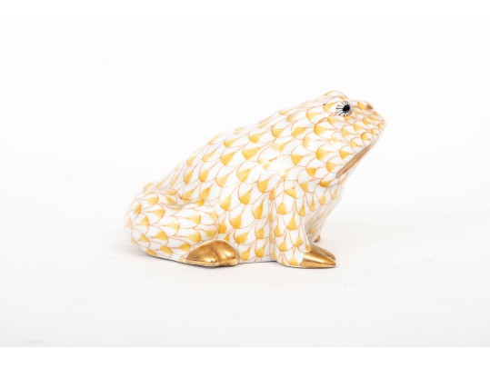 Herend, Hungarian Hand Painted Frog