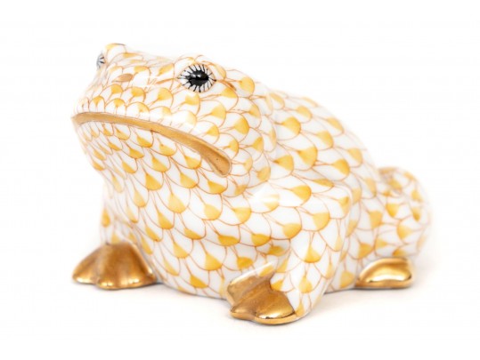 Herend, Hungarian Hand Painted Frog