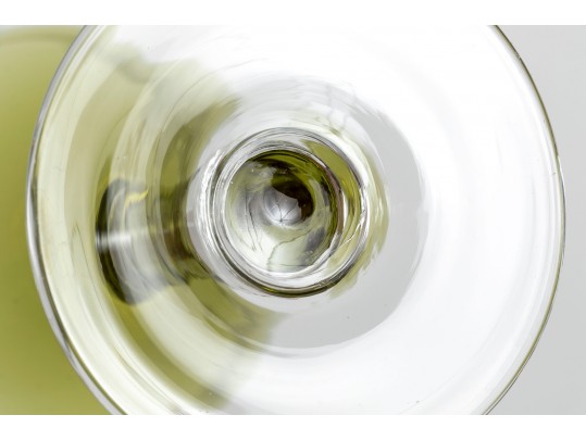 Collection Of Tinted Glass Stemmed Glasses