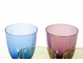 Collection Of Tinted Glass Stemmed Glasses