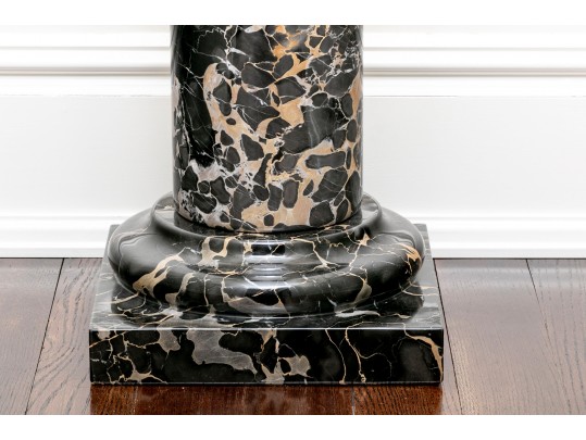 Fabulous Portoro Marble Pedestal 
