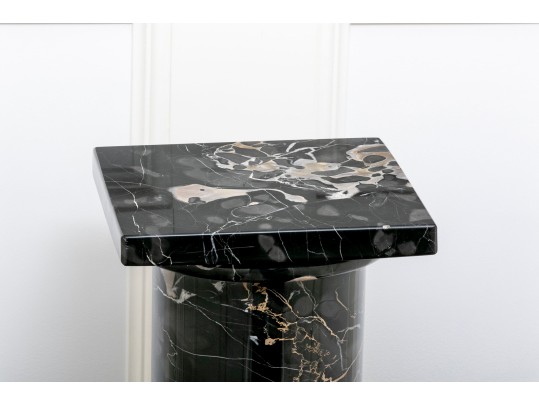 Fabulous Portoro Marble Pedestal 