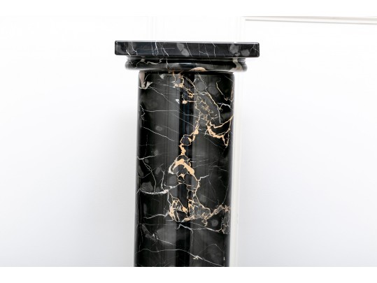 Fabulous Portoro Marble Pedestal 