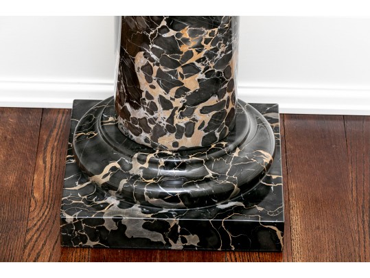 Fabulous Portoro Marble Pedestal 