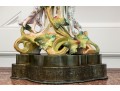 Pair Of Art Nouveau German Porcelain Figural Table Lamps