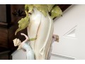 Pair Of Art Nouveau German Porcelain Figural Table Lamps