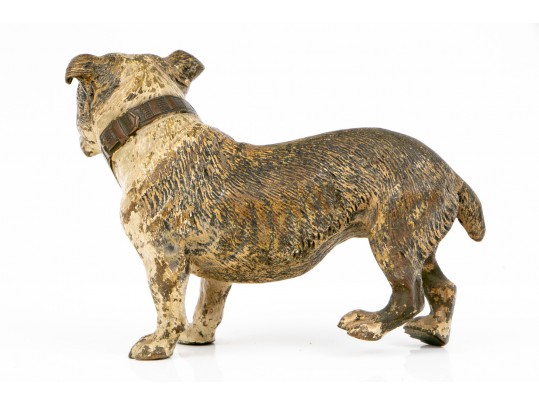 Cold Painted Vienna Bronze Figure Of A Bull Dog